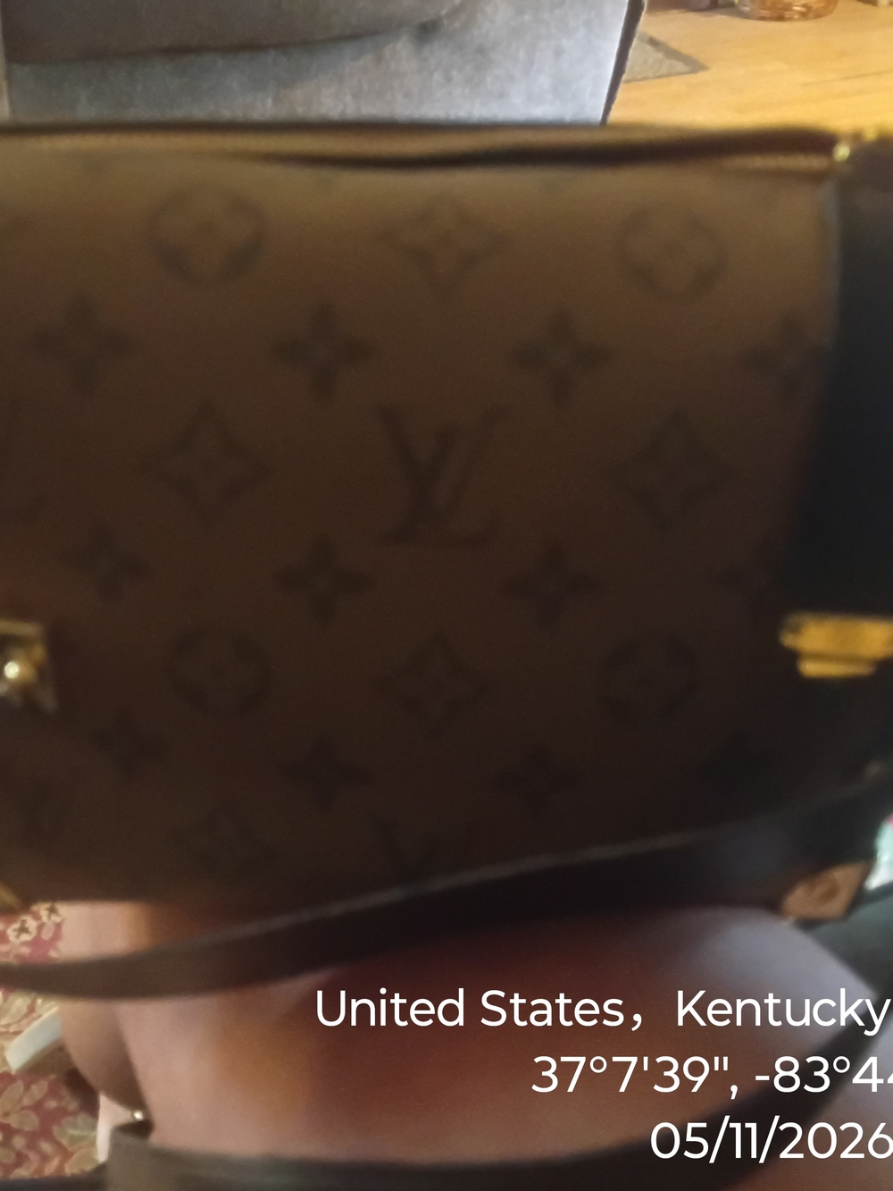 Louis Vuitton Monogram Trunk Clutch with Gold Hardware - Picture 8 of 9